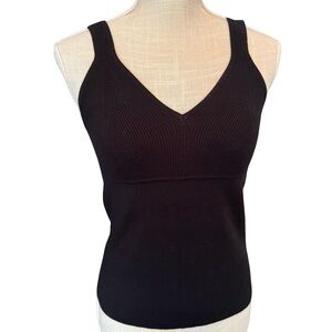 House of Harlow 1960 Black Sweater Tank Top